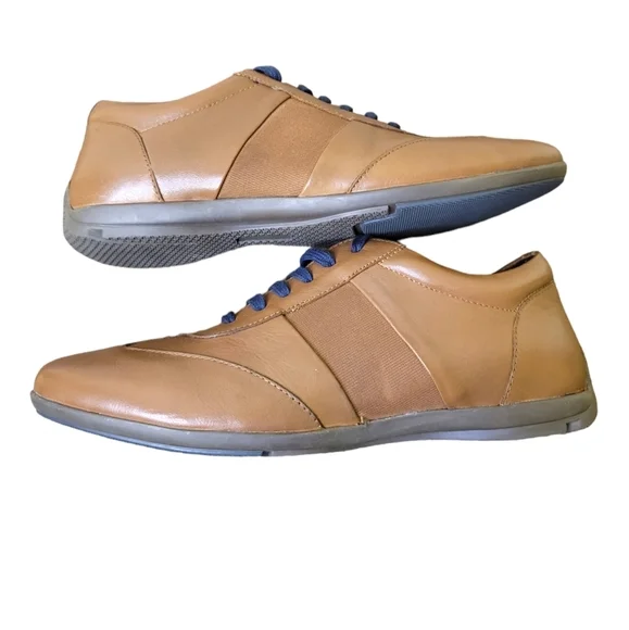 Carlos by Carlos Santana Fleetwood Low Top Brown Sneakers sz 8.5 - Picture 3 of 9